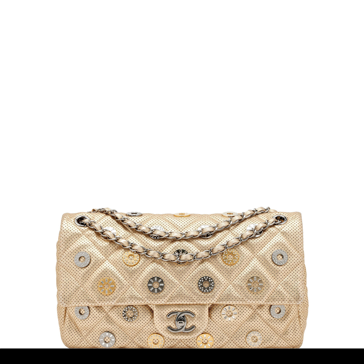 Chanel Dubai Resort Swarovski Studded Classic Charm Reissue Flap