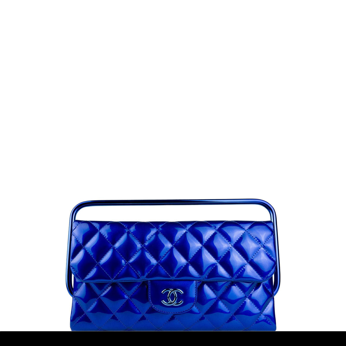 Chanel discount blue clutch