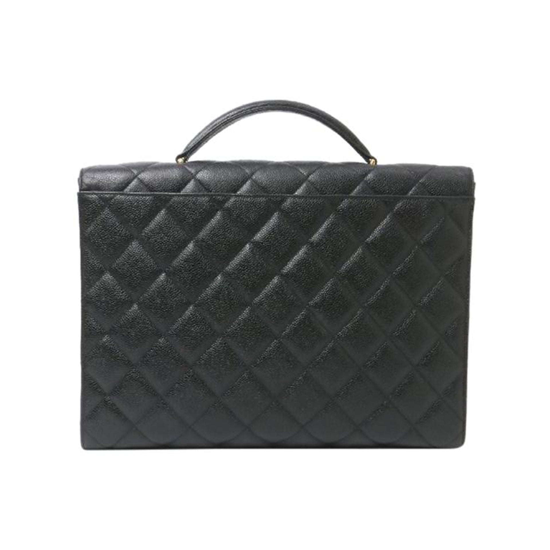 Chanel Classic Flap Portfolio Caviar Briefcase