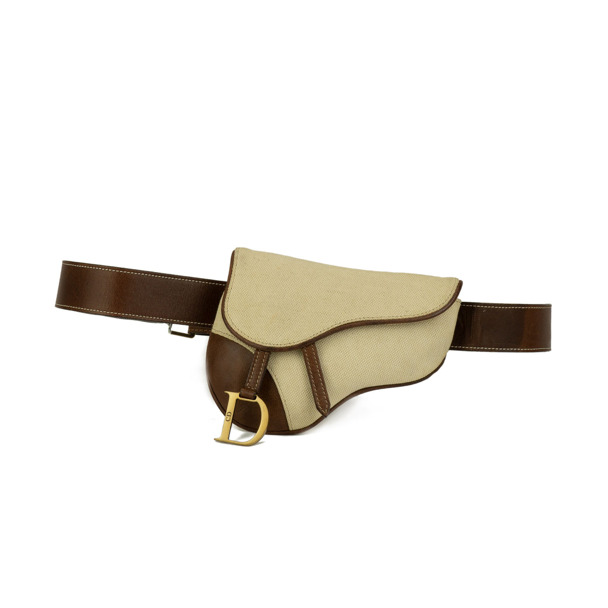 Christian Dior S5642CWVG Saddle Waist Belt Bag Fanny Pack Carf