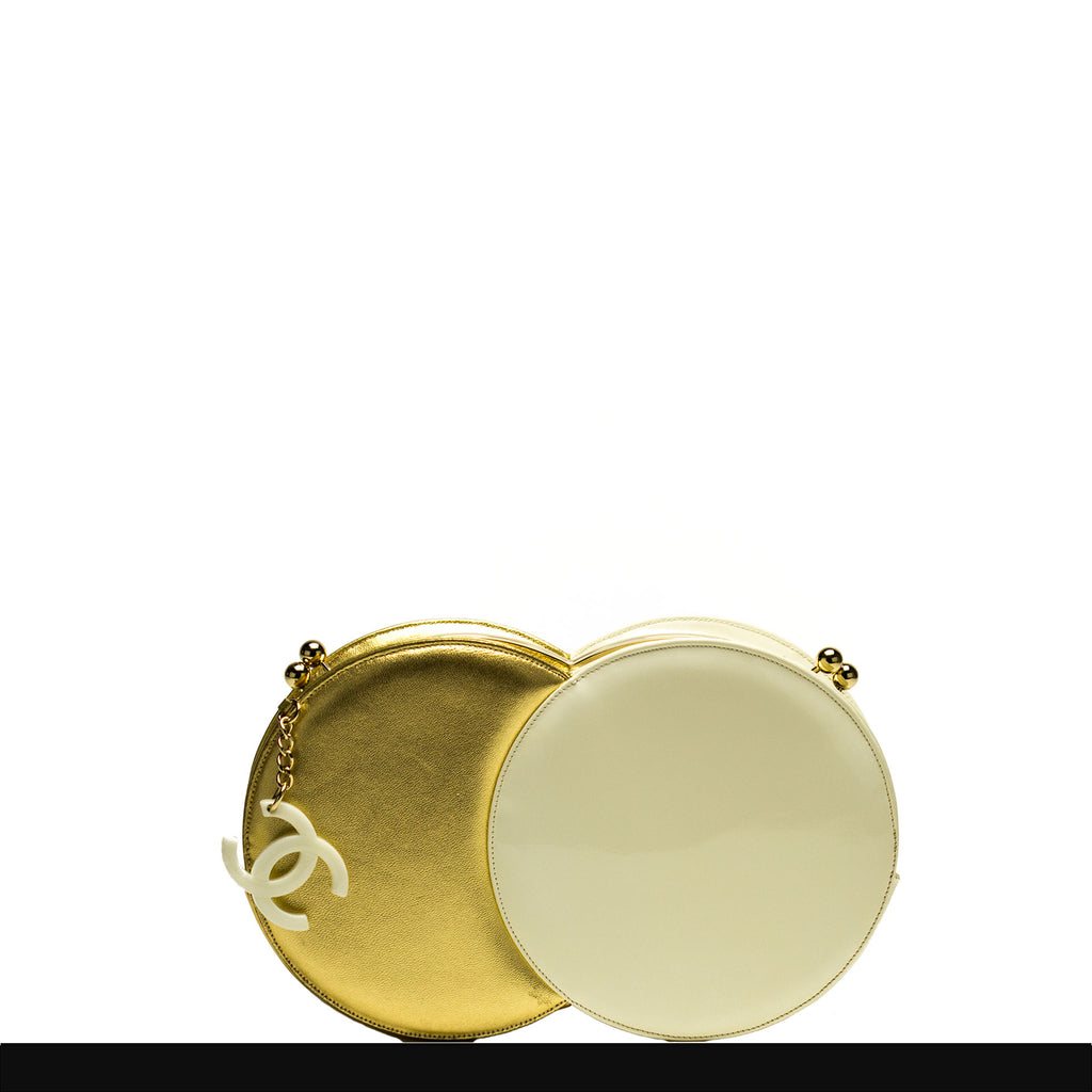 Chanel Double Circle 70s Clutch