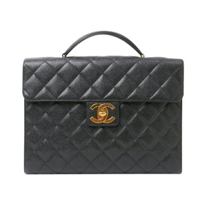 Chanel Classic Flap Portfolio Caviar Briefcase