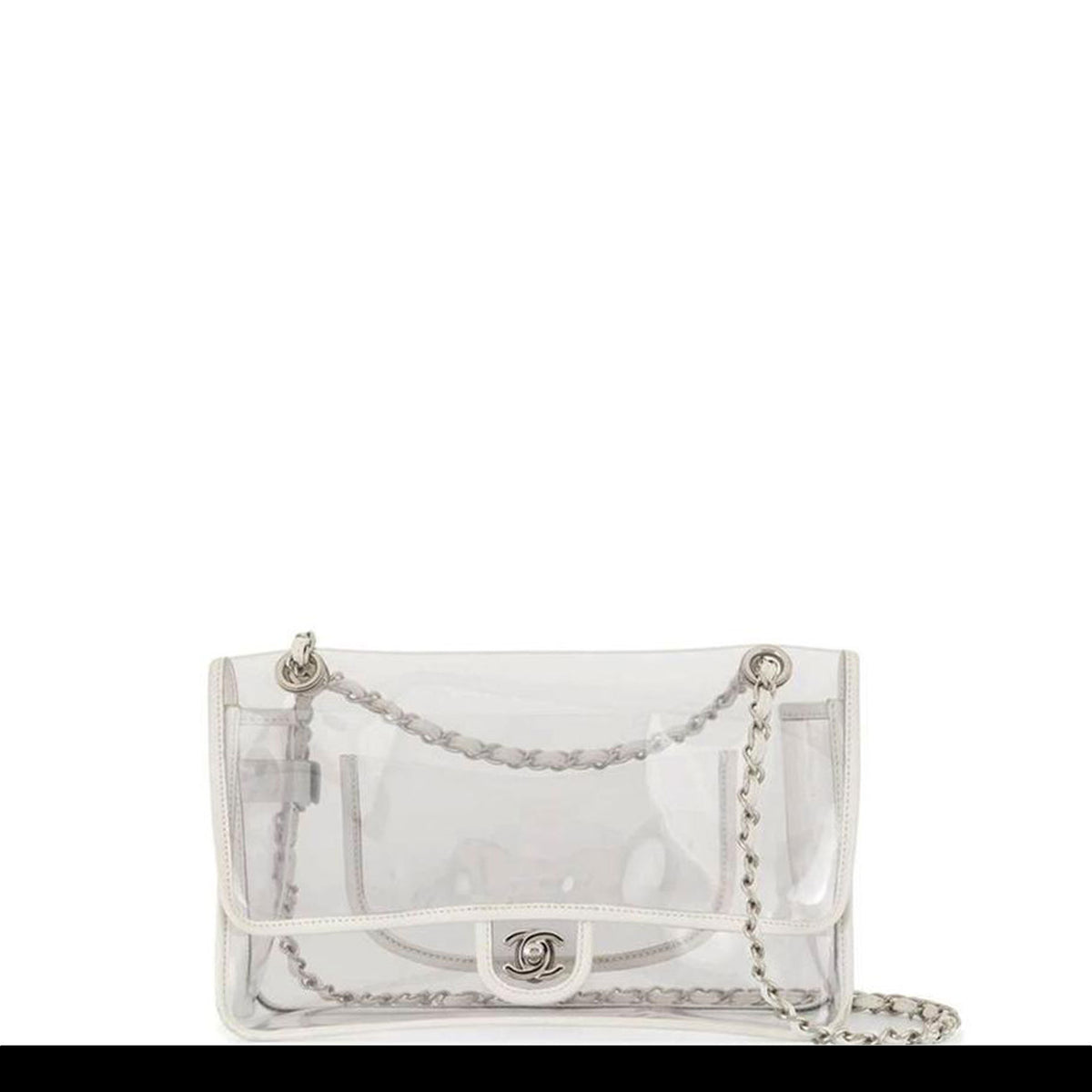 Chanel Naked Flap Bag PVC Medium Clear 18532165