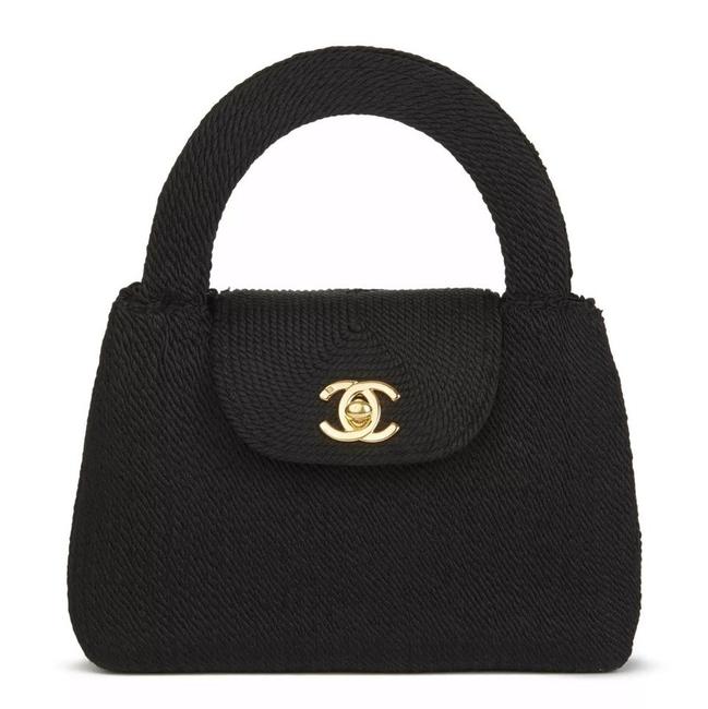chanel-black-flap-bag-with-handle - Veronika's Blushing