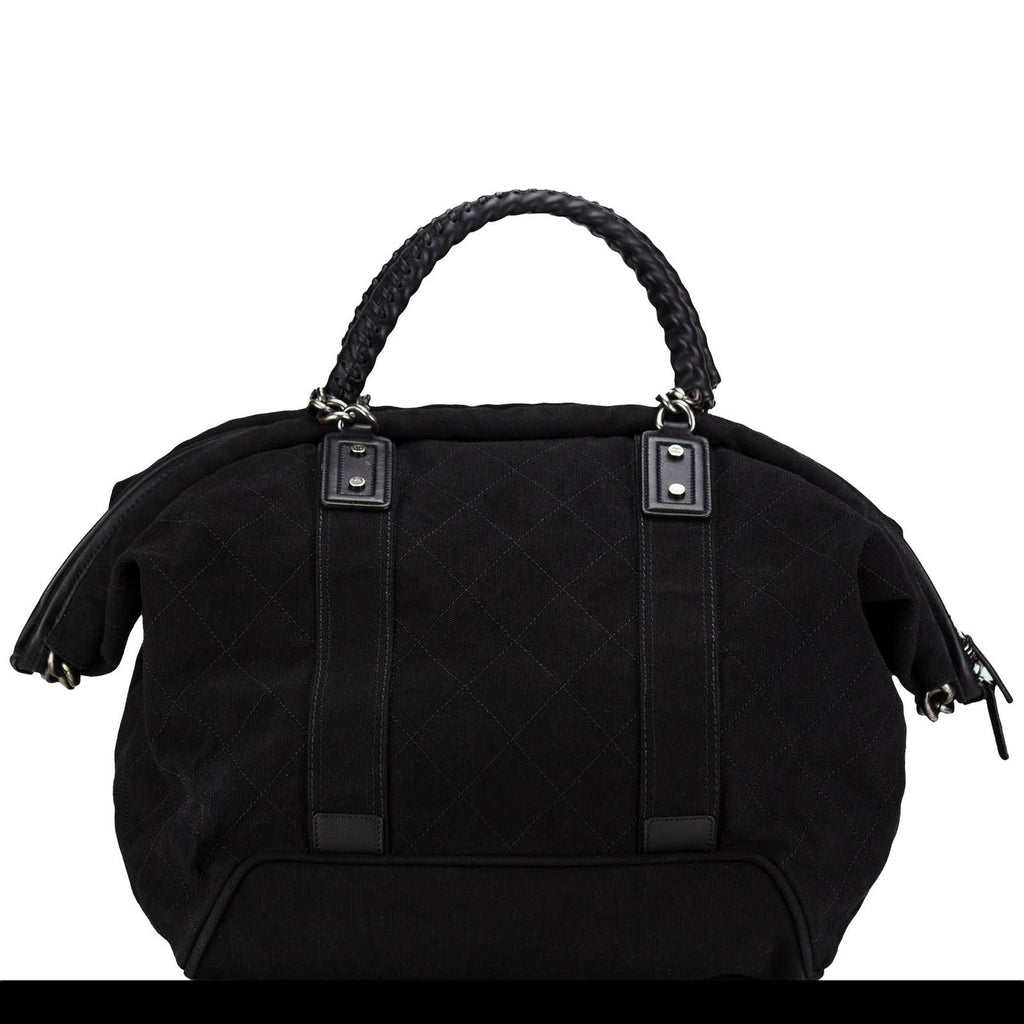 Chanel 2015 Extra Large Oversize Travel Luggage Duffel Tote Carry-On Bag