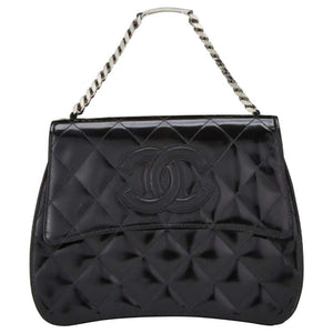 Chanel Black Patent Stretch Spirit XL Cabas Hobo Tote Bag – Boutique Patina