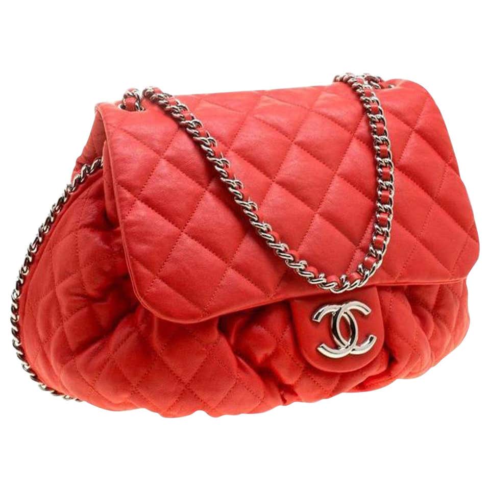 red chanel crossbody handbag