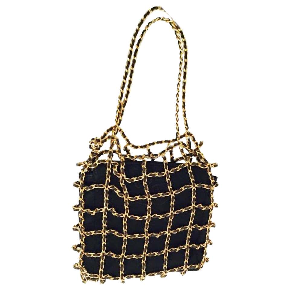 Chanel Black Quilted Grained Calfskin Mini Vanity With Chain Gold Hardware,  2021 Available For Immediate Sale At Sotheby's