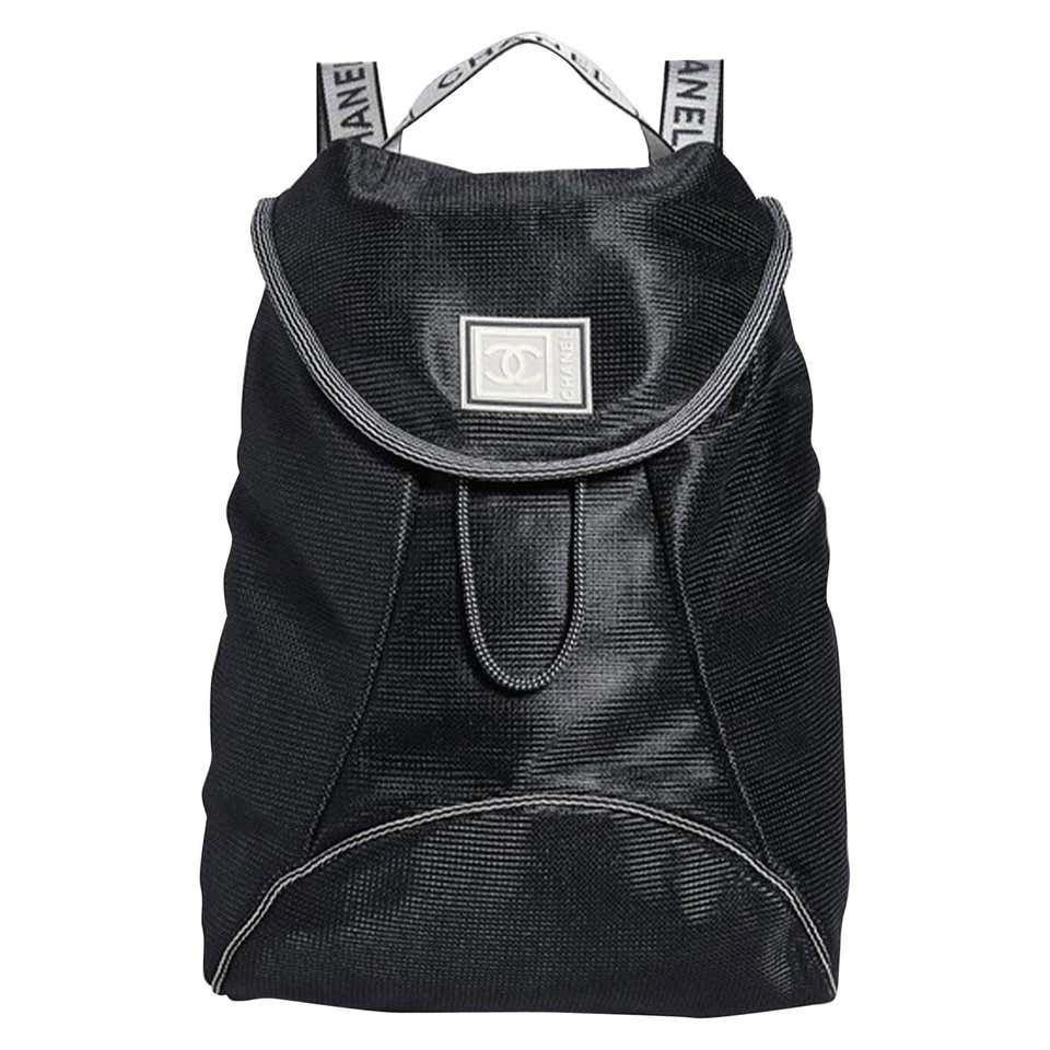 Chanel 2000s Sports White Nylon Backpack · INTO