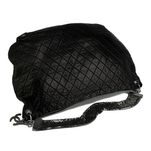 Chanel Limited Edition Jumbo Mesh Chain Lambskin Quilted Hobo Satchel 