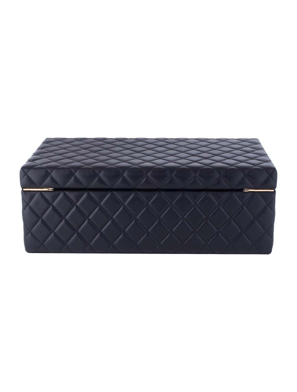 Chanel Limited Edition Black Vanity Case Rare Home Decor Jewelry Box –  House of Carver