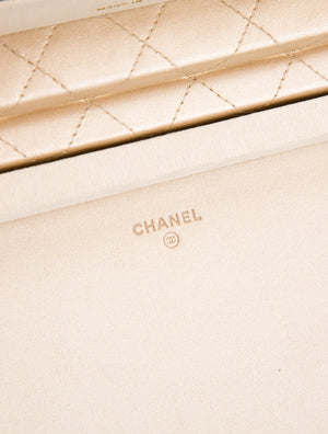 Chanel Limited Edition Light Gold Vanity Case Rare Home Decor Jewelry Box
