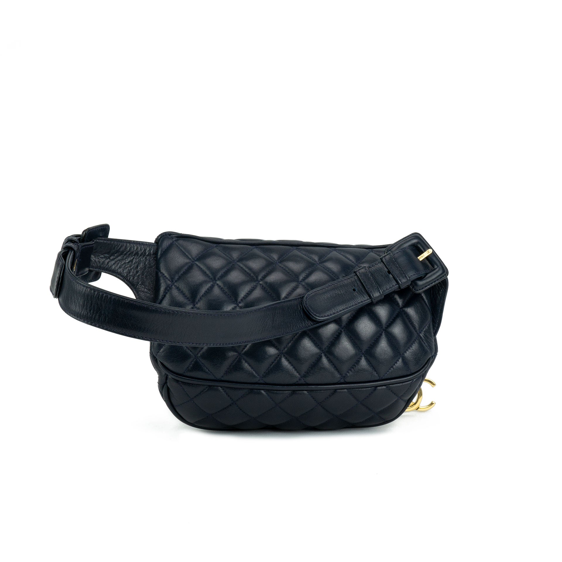 Chanel Vintage Lambskin Quilted Fanny Pack