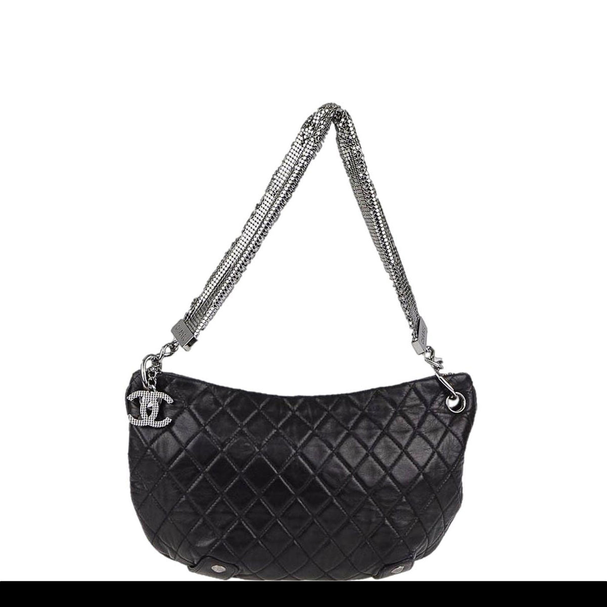 Chanel Mesh Chain Chainmail Mini Lambskin Quilted Tote – House of Carver