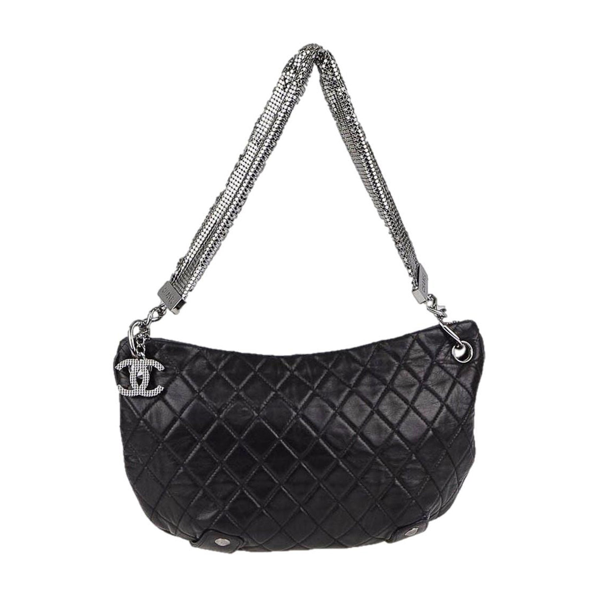 Chanel Black Lambskin Small Ultimate Soft Shoulder Bag Chanel
