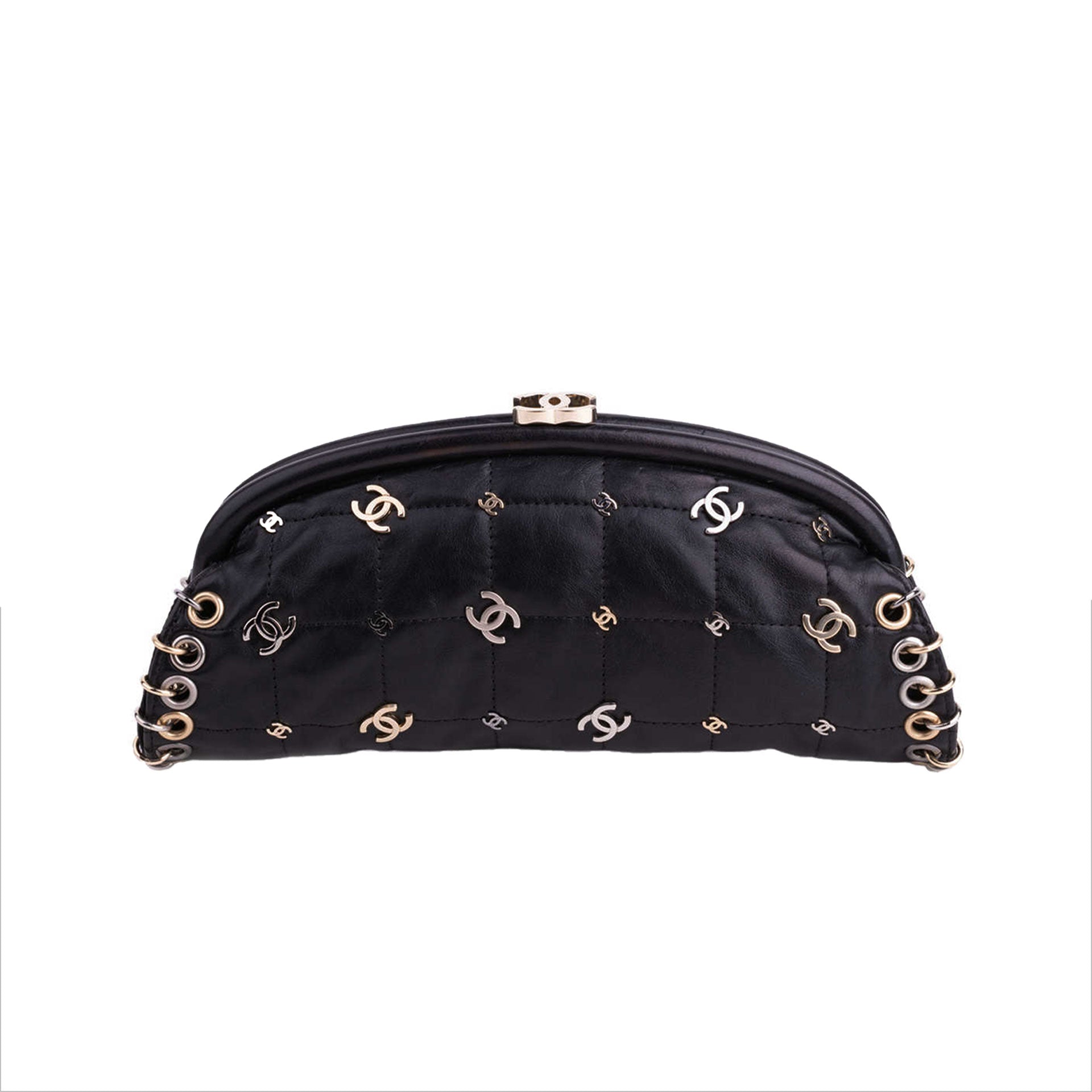Leather clutch bag Chanel Multicolour in Leather - 20755656