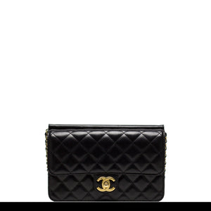 Chanel Small Lambskin Quilted Classic Flap Bag
