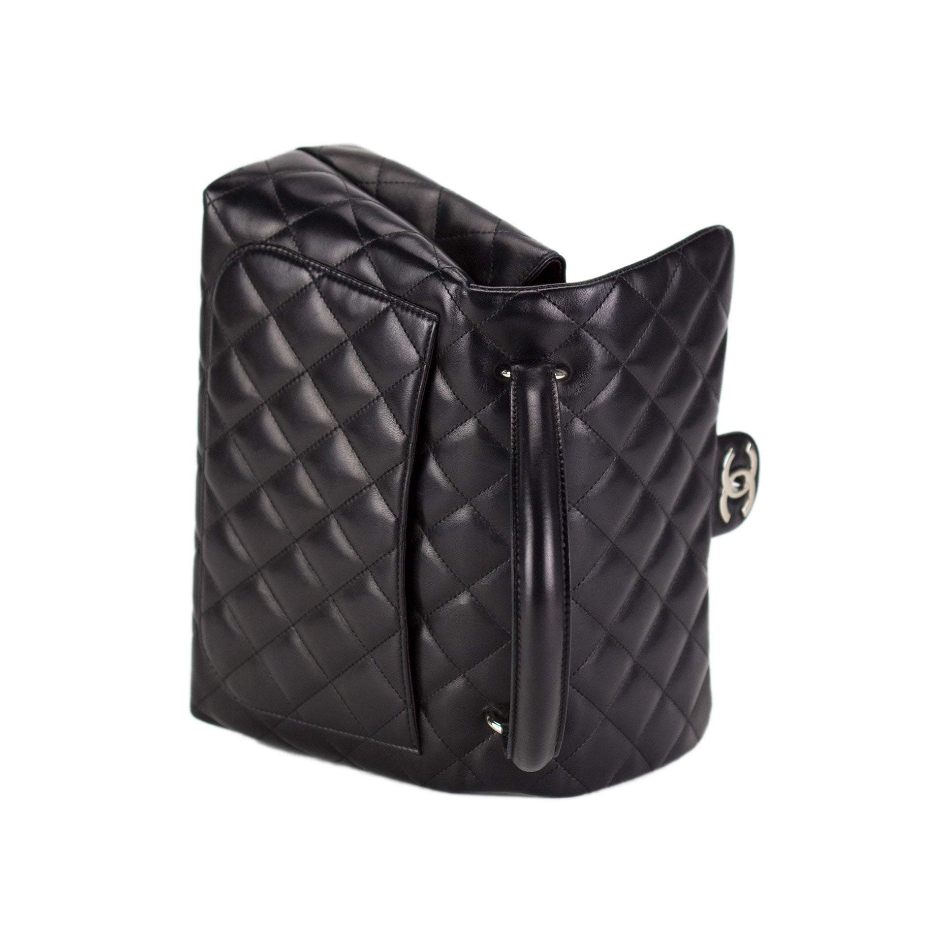 Chanel Top Handle Lambskin Flap