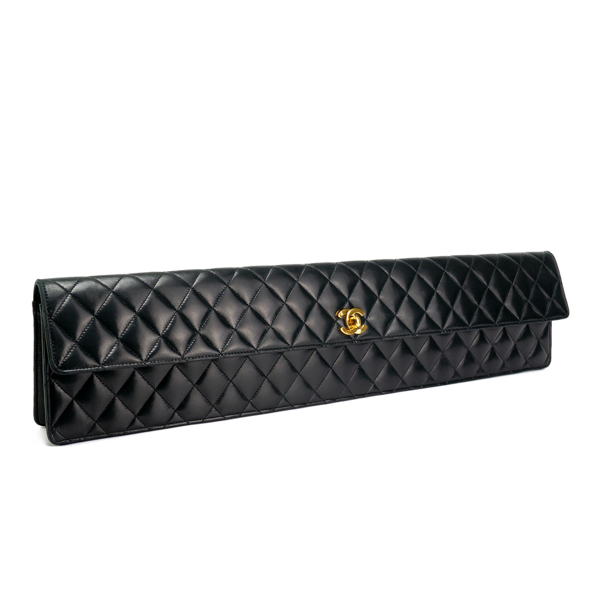Chanel Long Vintage Elongated Classic Clutch – House of Carver