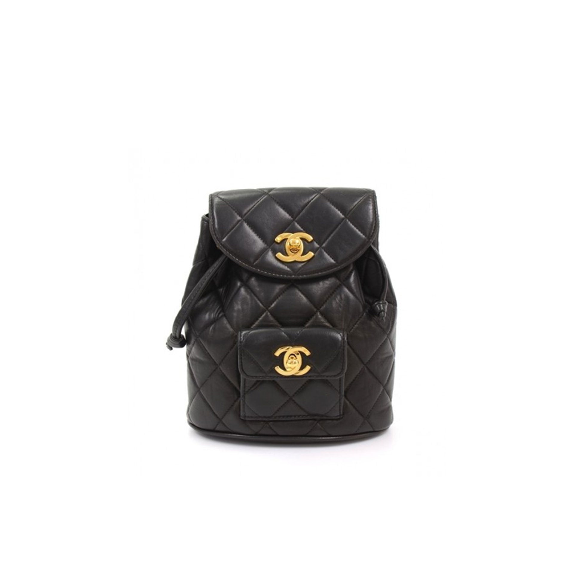 Chanel Micro Mini VIntage 90's Quilted Lambskin Rucksack Backpack