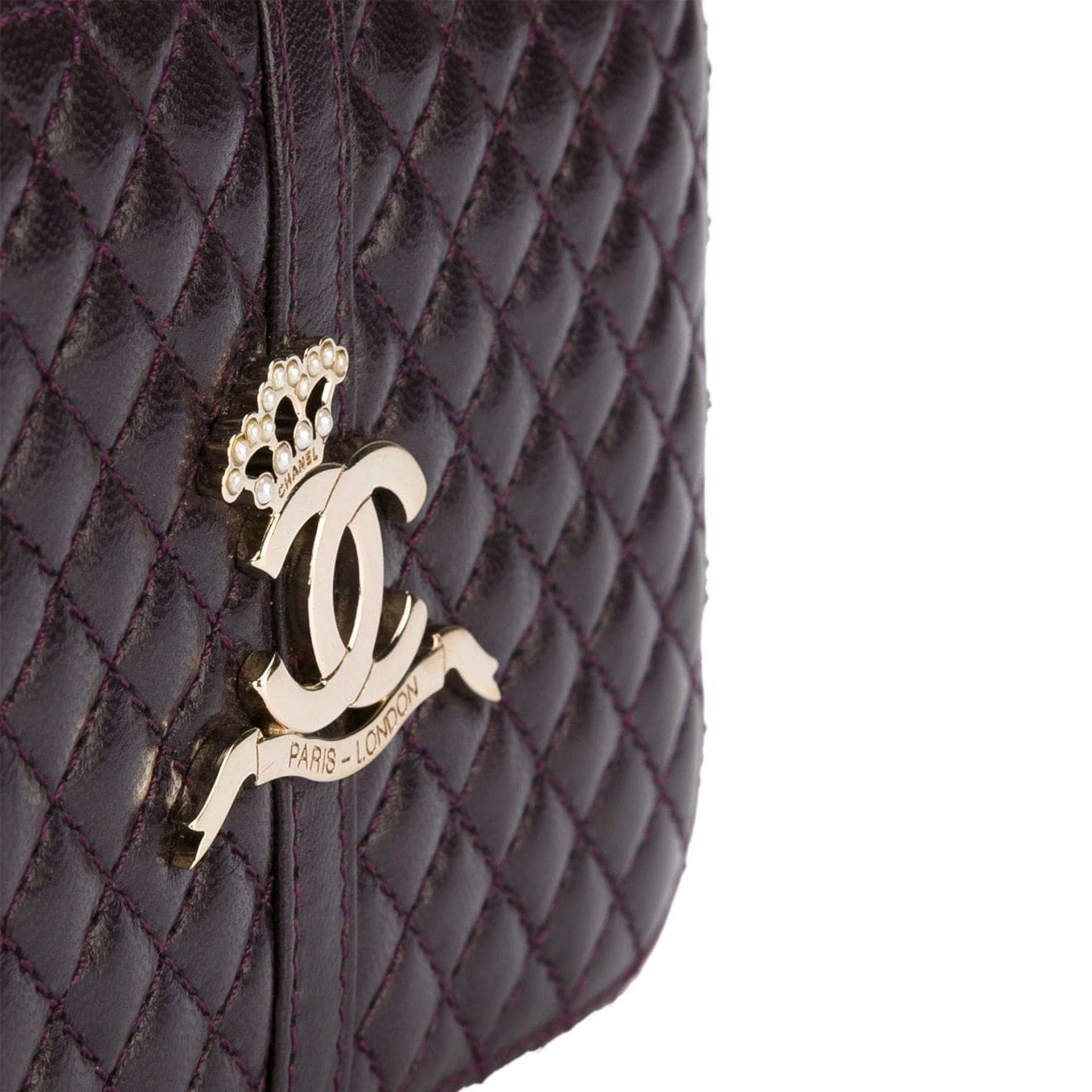 Chanel Westminster Tangled Pearl Chain Flap Bag Quilted Lambskin Medium at  1stDibs