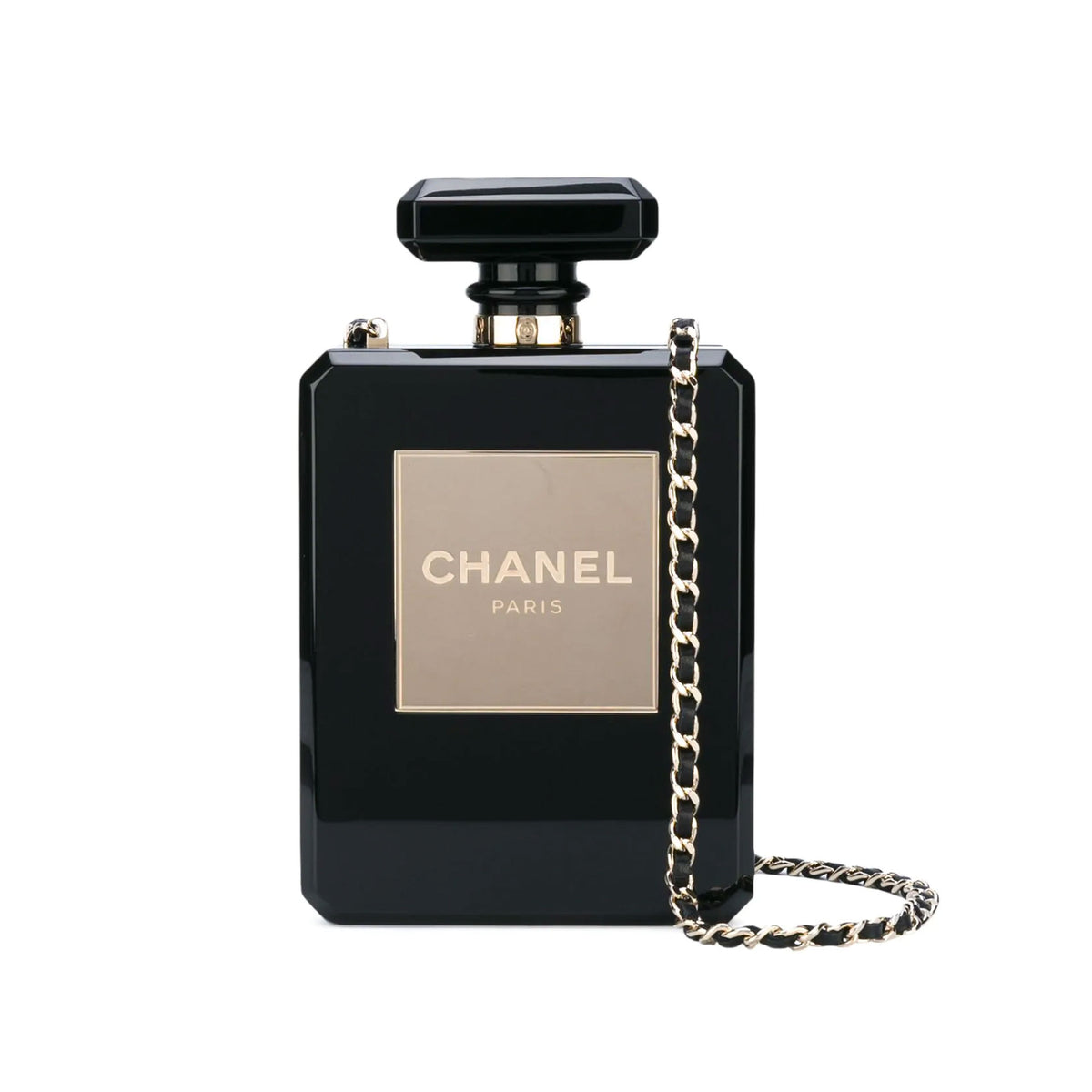 Chanel Iconic No.5 Perfume Plexiglass Bottle Crossbody Bag – House