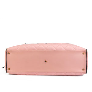 Chanel Pink Vintage Overnight Duffel Bag