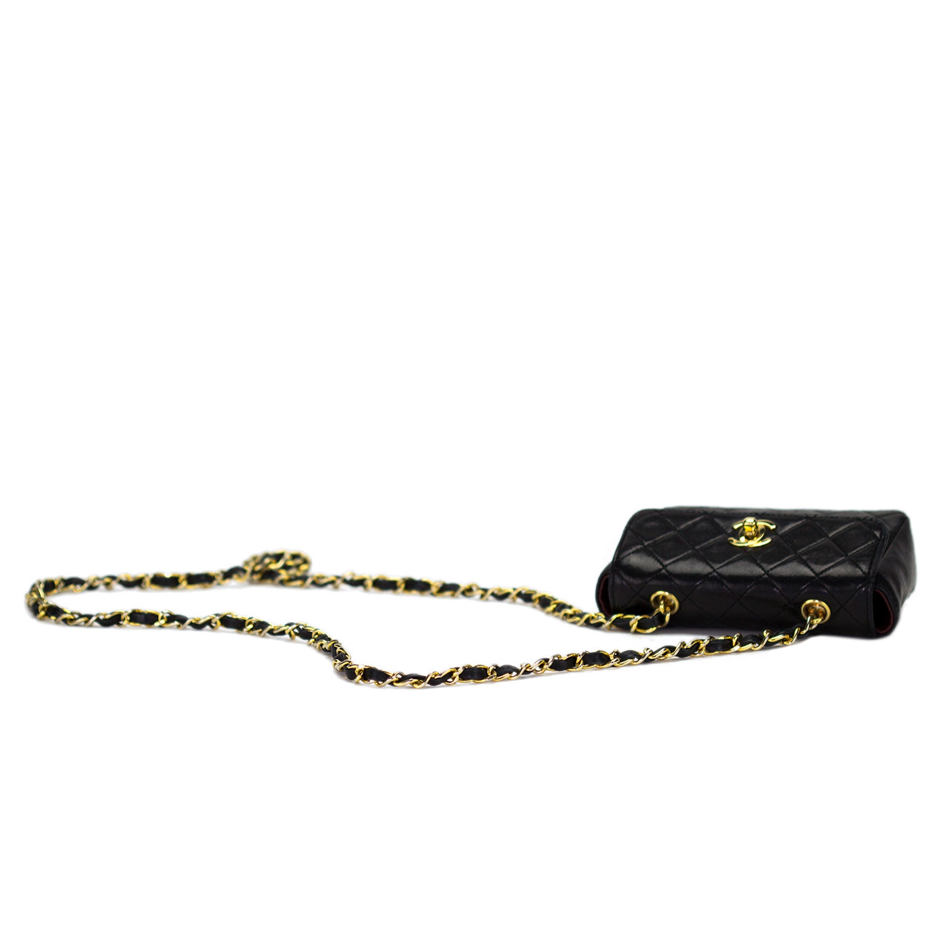 Chanel Lambskin Chunky Chain Mini Crossbody Flap – SFN