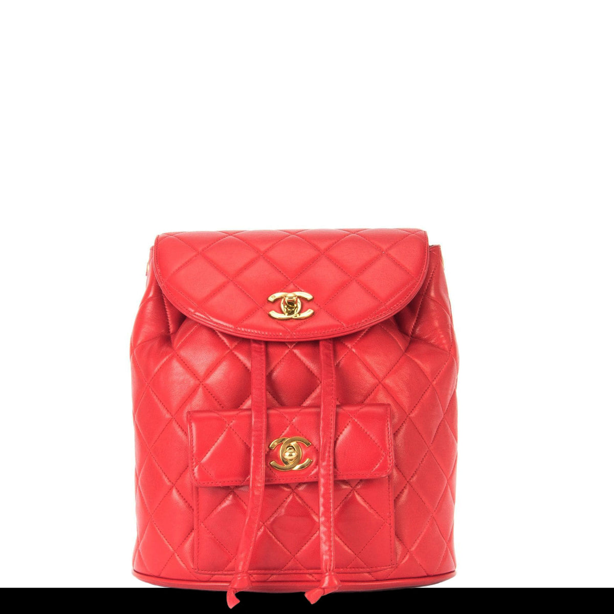 Chanel Red Duma Ultra Rare Vintage Backpack – House of Carver