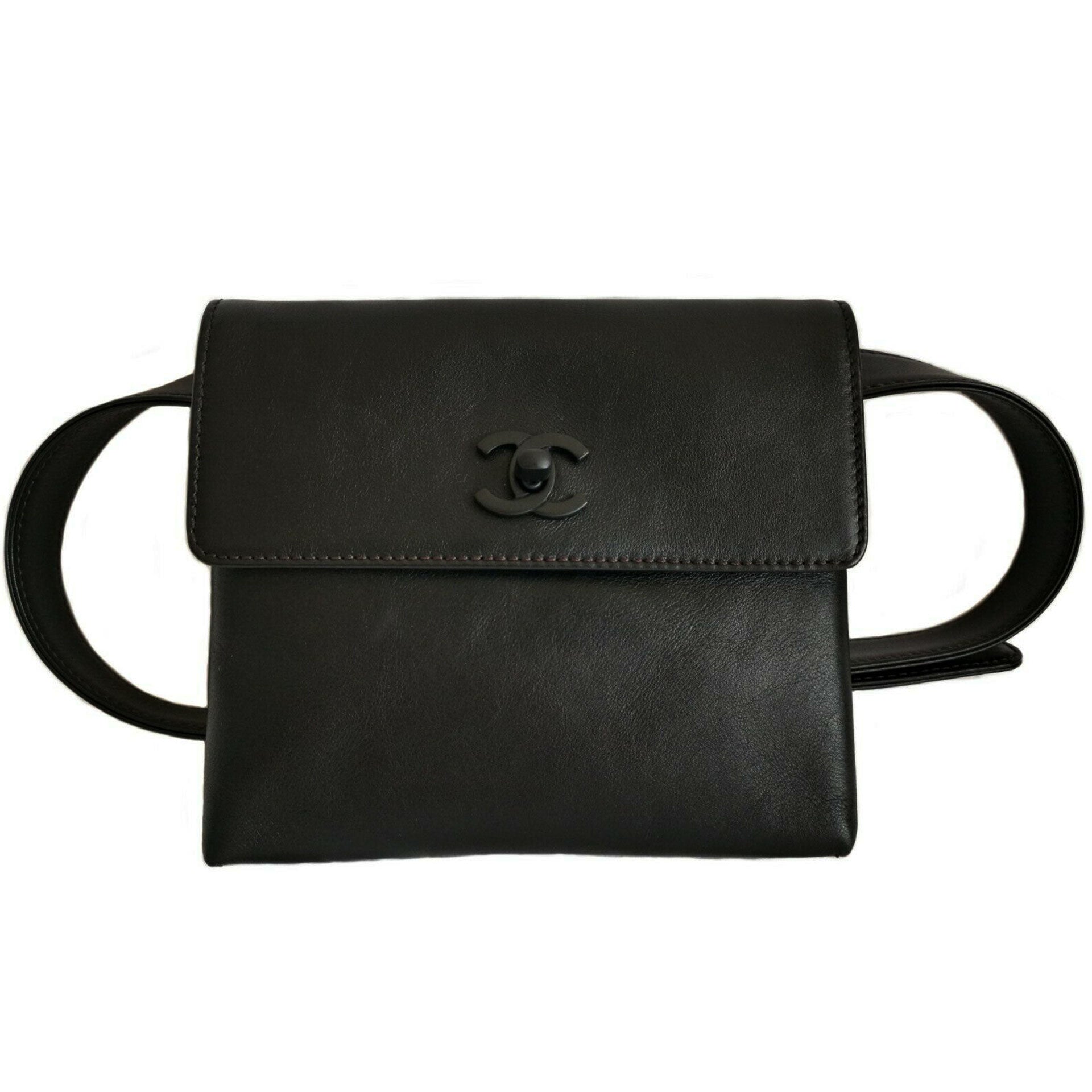 Chanel So Black Waist Belt Bag Fanny Pack