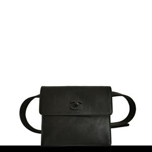 Chanel So Black Waist Belt Bag Fanny Pack