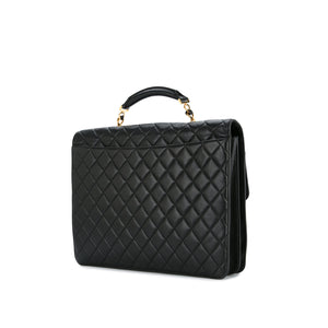 Chanel Quilted Lambskin Extra Large Briefcase