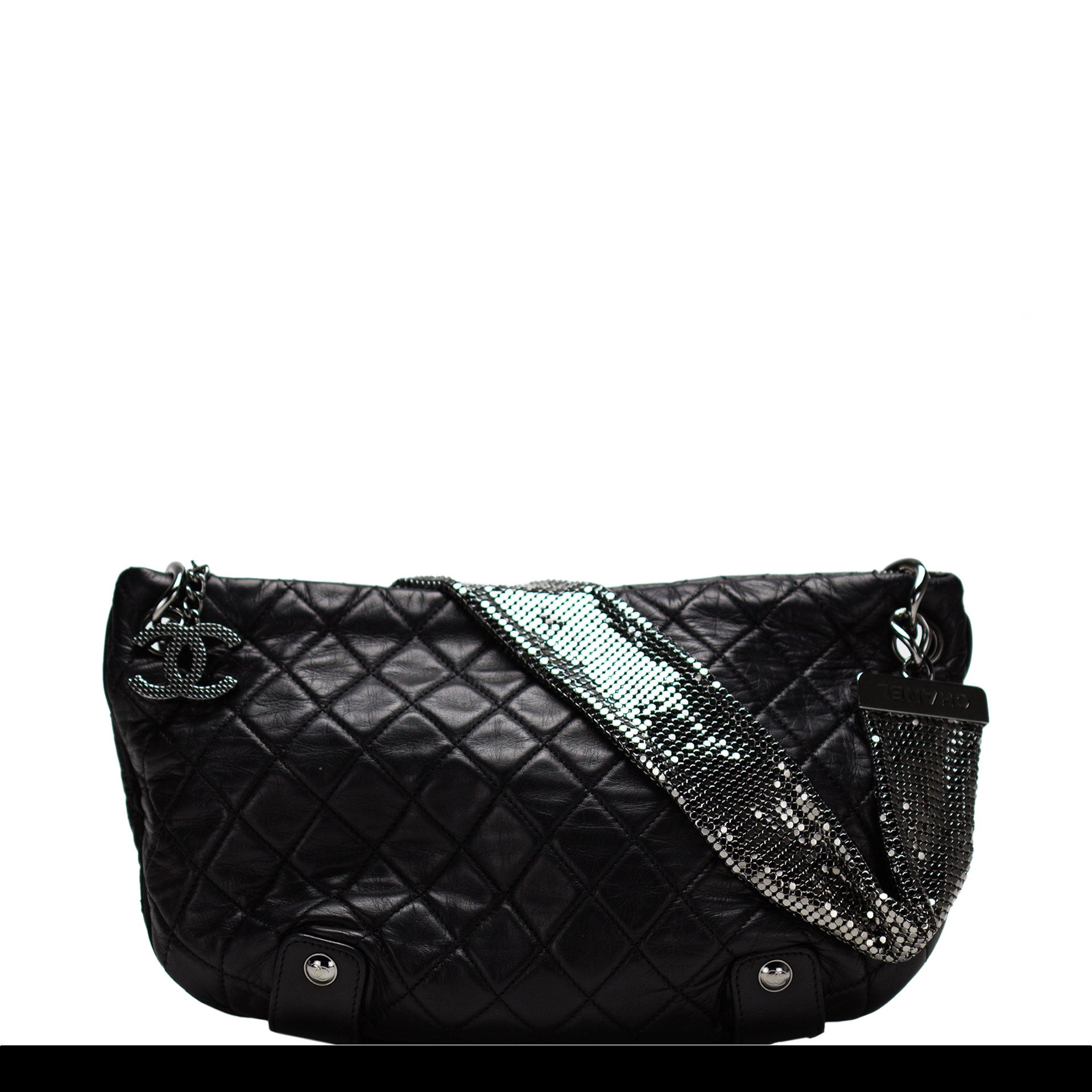 Chanel Chain Around Mini Dark Navy Clutch Flap