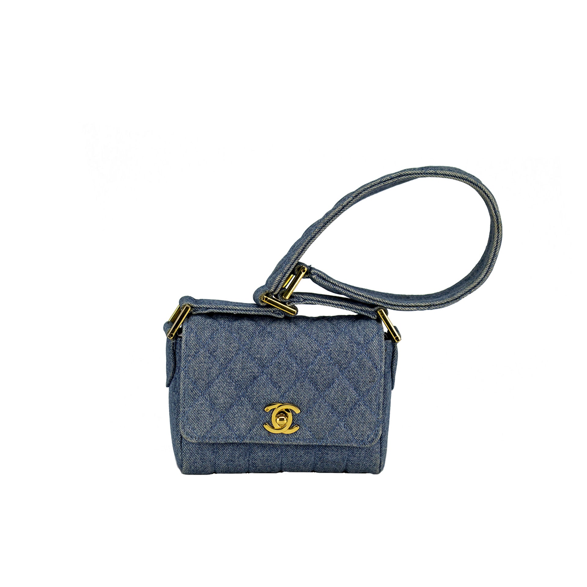 Chanel Mini Flap Bag Denim - Kaialux