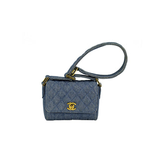 Chanel Mini Denim Vintage Flap Bag – House of Carver