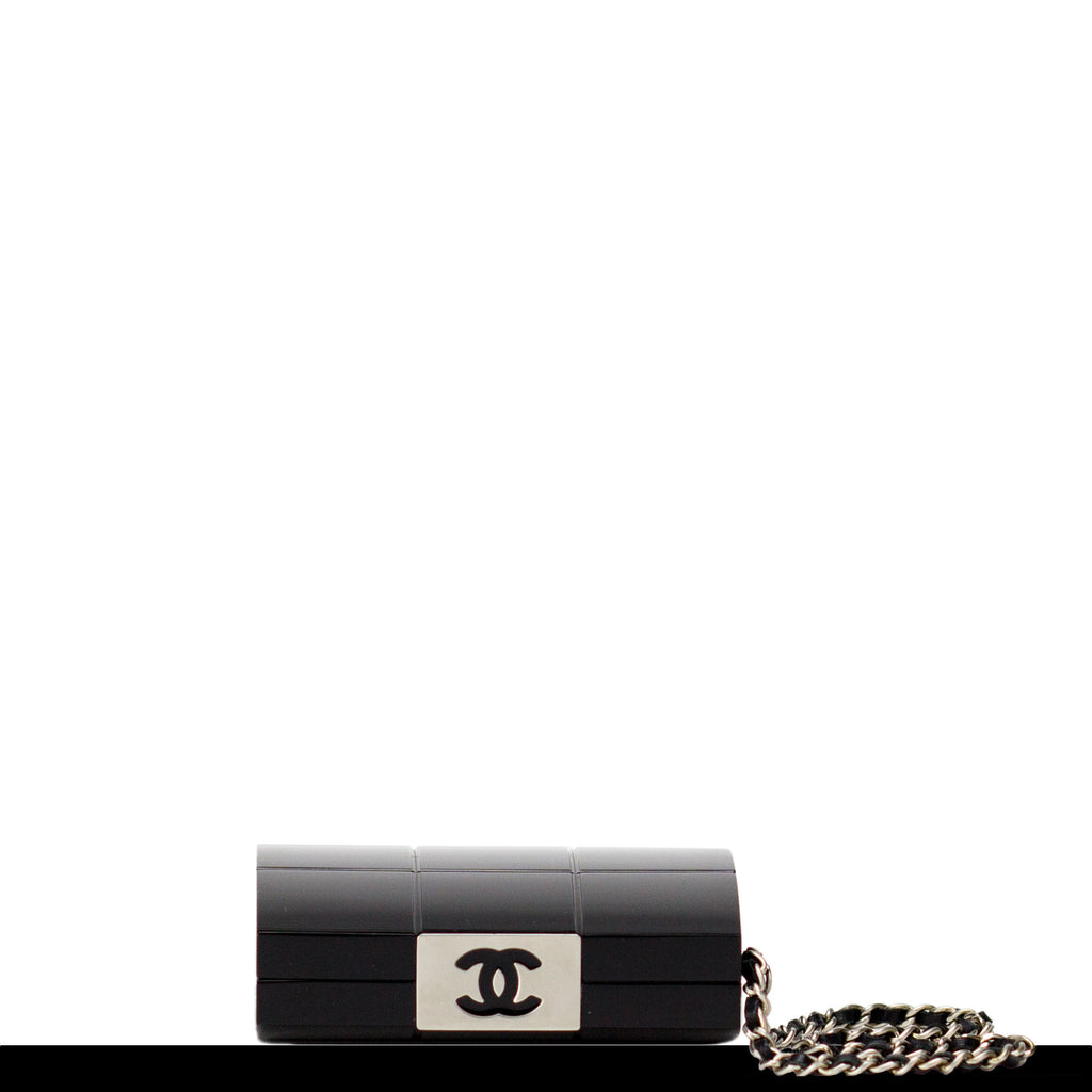Chanel Vintage Quilted Enamel Minaudière Micro Mini Gala Clutch