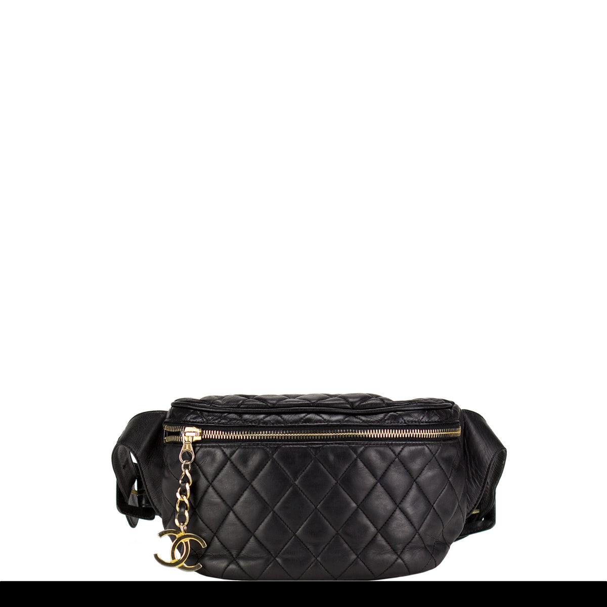 Chanel Bum Red Lambskin Fanny Pack Waist Belt Orange Caviar Leather Cross  Body Bag