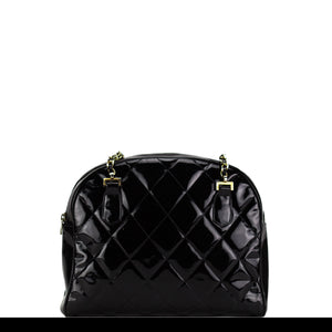 Chanel Patent Round Top Vintage Tote