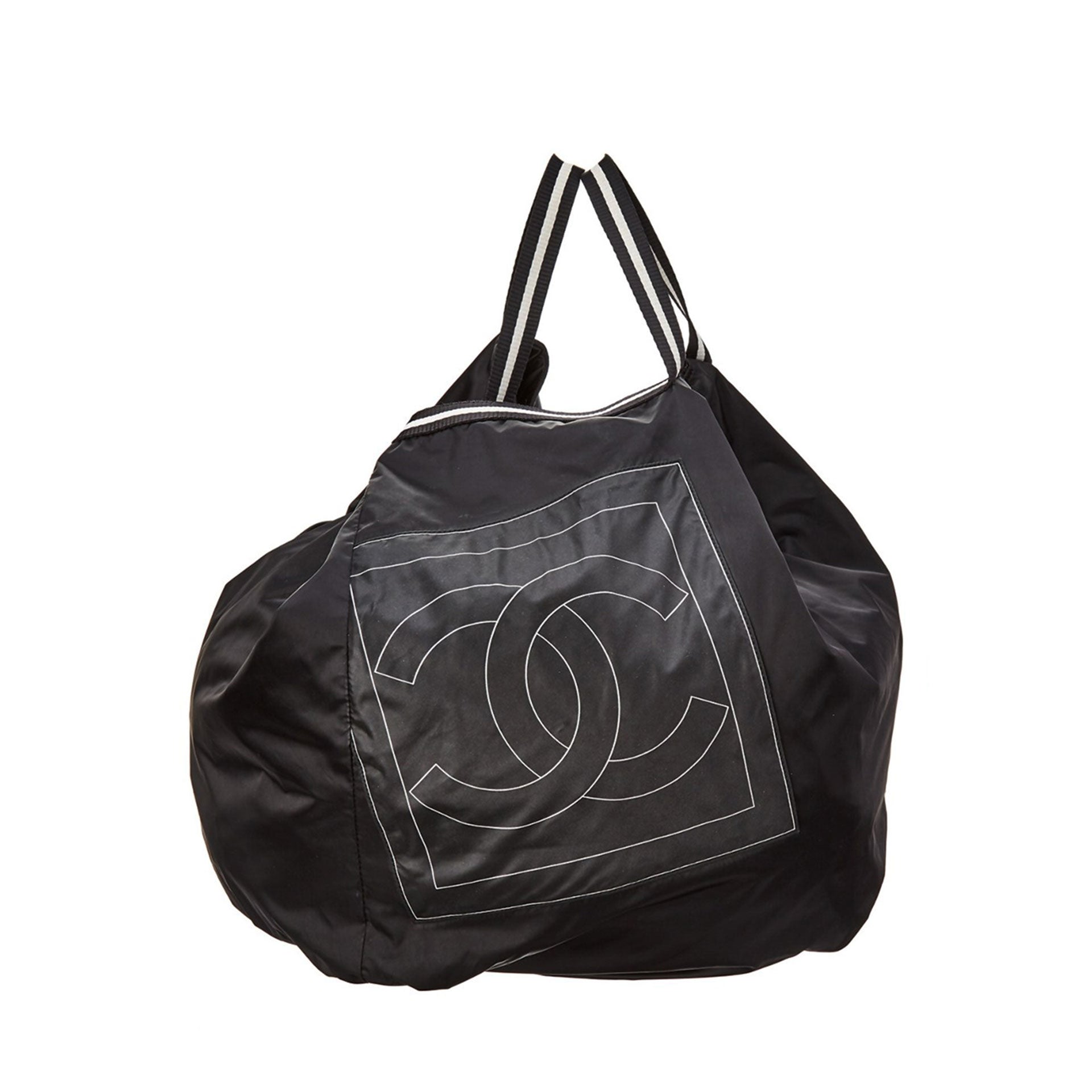 Chanel Nylon CC Logo Sporty Gym Bag – House of Carver
