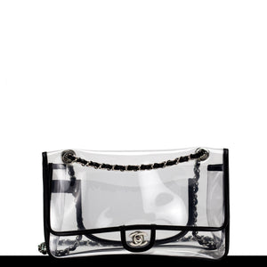 Chanel Transparent Naked Classic Vintage Flap