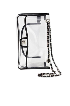 Chanel Transparent Naked Classic Vintage Flap