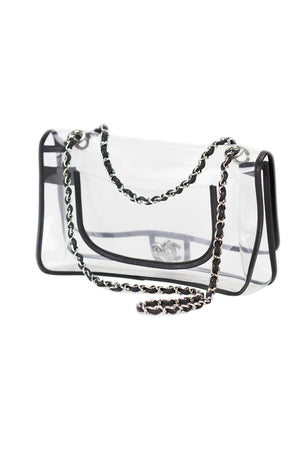 Chanel Transparent Naked Classic Vintage Flap