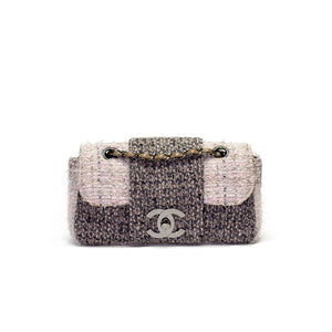 Chanel Small Rare Tweed Cream Classic Flap – House of Carver