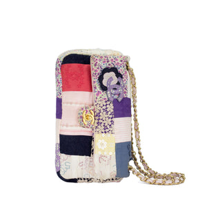 Chanel Pink Patchwork Flap Chain Bag Mini, Tokyo Roses Vintage