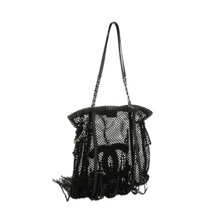Kim Kardashian's Chanel Crochet Leather Fringe Bag