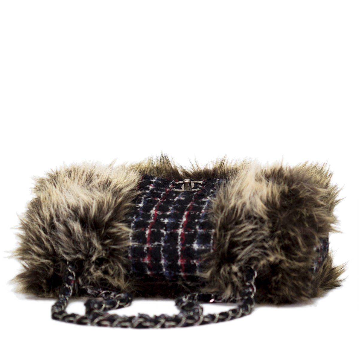 Chanel Tweed Garden Party 2.55 Reissue Flap Bag ○ Labellov ○ Buy