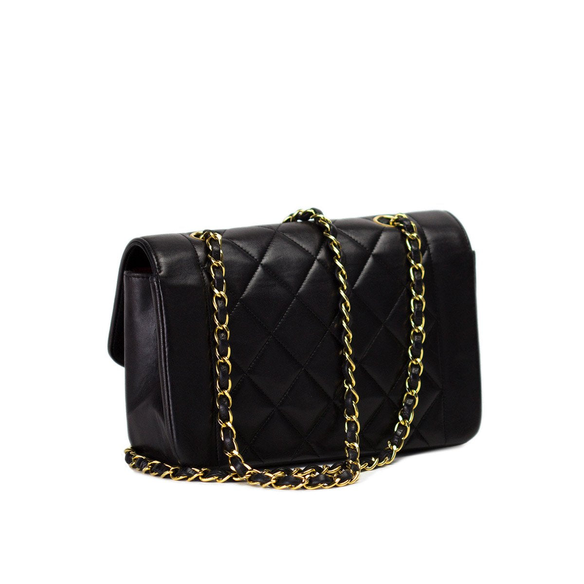 Chanel Diana Lambskin Quilted Classic Crossbody Flap