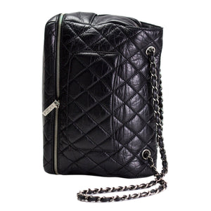 Chanel Black Aged Calfskin Casino Lucky Charms 2.55 Reissue 225