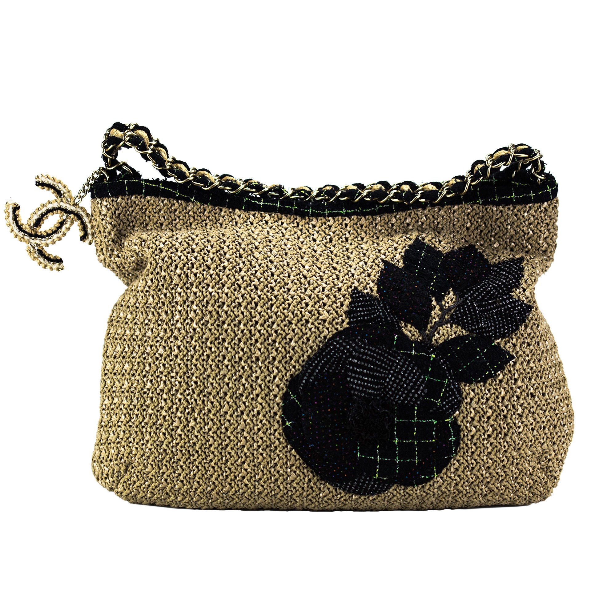 Chanel Organic Camelia Large Tweed Rope Tote – House of Carver