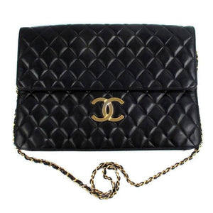 Chanel Rare Jumbo Maxi XL Vintage Classic Flap Giant Clutch Briefcase